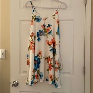 Peach Love California Floral Dress